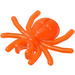 LEGO Transparentes Neonrot-Orange Spinne mit Clip (30238)