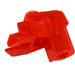 LEGO Transparentes Neonrot-Orange Toa Augen/Brain Stengel (32554)