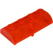 LEGO Transparent Neon Reddish Orange Treasure Chest Lid 2 x 4 with Thick Hinge (4739 / 29336)