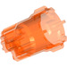 LEGO Transparent Neon Reddish Orange Tube Ø32 with Cross Hole (87826)