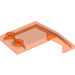 LEGO Orange rougeâtre néon transparent Pare-brise 2 x 5 x 1.3 (6070 / 35271)