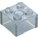 LEGO Transparent Opal Brick 2 x 2 (3003 / 6223)