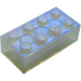 LEGO Transparent Opal Brick 2 x 4 (3001 / 3556)