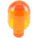 LEGO Transparentes Orange Bar 1 mit Lichtabdeckung (29380 / 58176)