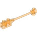 LEGO Transparent Orange Bar 1 x 8 with Brick 1 x 2 Curved (Axle Holder in Small End) (30359 / 60572)