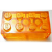 LEGO Transparent Orange Brick 2 x 4 (3001)