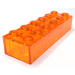 LEGO Transparant Orange Kloss 2 x 6 (2456 / 44237)