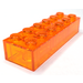 LEGO Transparant oranje Steen 2 x 6 (2456 / 44237)