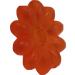 LEGO Orange transparent Clikit Daisy 2 x 2 avec 10 Pétales (45455 / 46281)