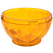 LEGO Transparent Orange Container Bottom 4 x 4 x 1.33 (24130 / 34820)