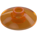 LEGO Transparent Orange Dish 2 x 2 (4740)