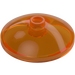 LEGO Transparent Orange Dish 3 x 3 (35268 / 43898)