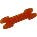 LEGO Transparant oranje Dubbele Kogelgewricht Connector (50898)