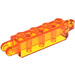 LEGO Transparant oranje Scharnier Steen 1 x 4 Vergrendelings Dubbele (30387 / 54661)
