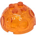 LEGO Orange Transparent Meteor Haut Demi (30286)