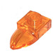 LEGO Transparent Orange Plate 1 x 1 with Tooth (35162 / 49668)