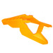 LEGO Transparent Orange Shield for Head (47333)