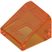 LEGO Transparent Orange Slope 1 x 1 (31°) (50746 / 54200)