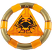 LEGO Transparant oranje Treasure Ring (89160)