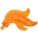 LEGO Transparent Orange Triple Feather Plume (Compact) (28661 / 64647)