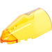 LEGO Transparent Orange Windscreen 4 x 7 x 2 Round Pointed with Rangefinder Sticker (30384)