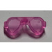 LEGO Transparentes Rosa Sonnenbrille - Oval (93080)