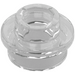 LEGO Transparent assiette 1 x 1 Rond avec Tenon ouvert (28626 / 85861)