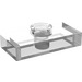 LEGO Transparent assiette 1 x 2 avec 1 Stud (sans rainure inférieure) (3794)