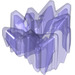 LEGO Transparent Purple Crystal with Pin 3 x 5 x 4 (25534)