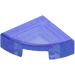 LEGO Transparent Purple Opal Tile 1 x 1 Quarter Circle (25269)
