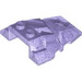 LEGO Transparent Purple Opal Wedge 4 x 4 with Jagged Angles (28625 / 64867)