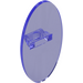 LEGO Transparent Purple Oval Shield (30947 / 92747)