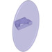 LEGO Violet transparent Oval Bouclier (30947 / 92747)