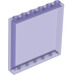 LEGO Violet transparent Panneau 1 x 6 x 5 (35286 / 59349)