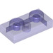 LEGO Violet transparent assiette 1 x 2 (6225 / 28653)