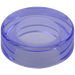 LEGO Transparent Purple Tile 1 x 1 Round (98138)