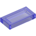 LEGO Transparent Purple Tile 1 x 2 with Groove (3069)
