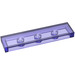 LEGO Transparent Purple Tile 1 x 4 (2431)