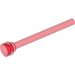 LEGO Transparent Red Antenna 1 x 4 with Rounded Top (3957 / 30064)