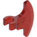 LEGO Transparant rood Bijl Hoofd (53454 / 65042)
