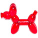 LEGO Transparentes Rot Ballon Hund (35692)