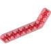 LEGO Transparent Red Beam Bent 53 Degrees, 3 and 7 Holes (32271)
