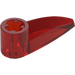 LEGO Rouge Transparent Griffe avec Trou d&#039;essieu (oeil bionique) (41669 / 48267)