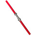 LEGO Transparent Red Double Lightsaber Bar with Straight Chrome Silver Hilt