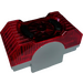 LEGO Rouge transparent Duplo Toolo Siren avec Dark grise Base