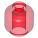 LEGO Transparentes Rot Minifigure Kopf (Sicherheitsbolzen) (3626 / 88475)