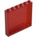 LEGO Transparent Red Panel 1 x 6 x 5 (35286 / 59349)