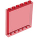 LEGO Transparent Red Panel 1 x 6 x 5 (35286 / 59349)