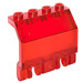 LEGO Transparentes Rot Paneel 2 x 4 x 2 mit Hinges (44572)