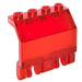 LEGO Transparent Red Panel 2 x 4 x 2 with Hinges (44572)